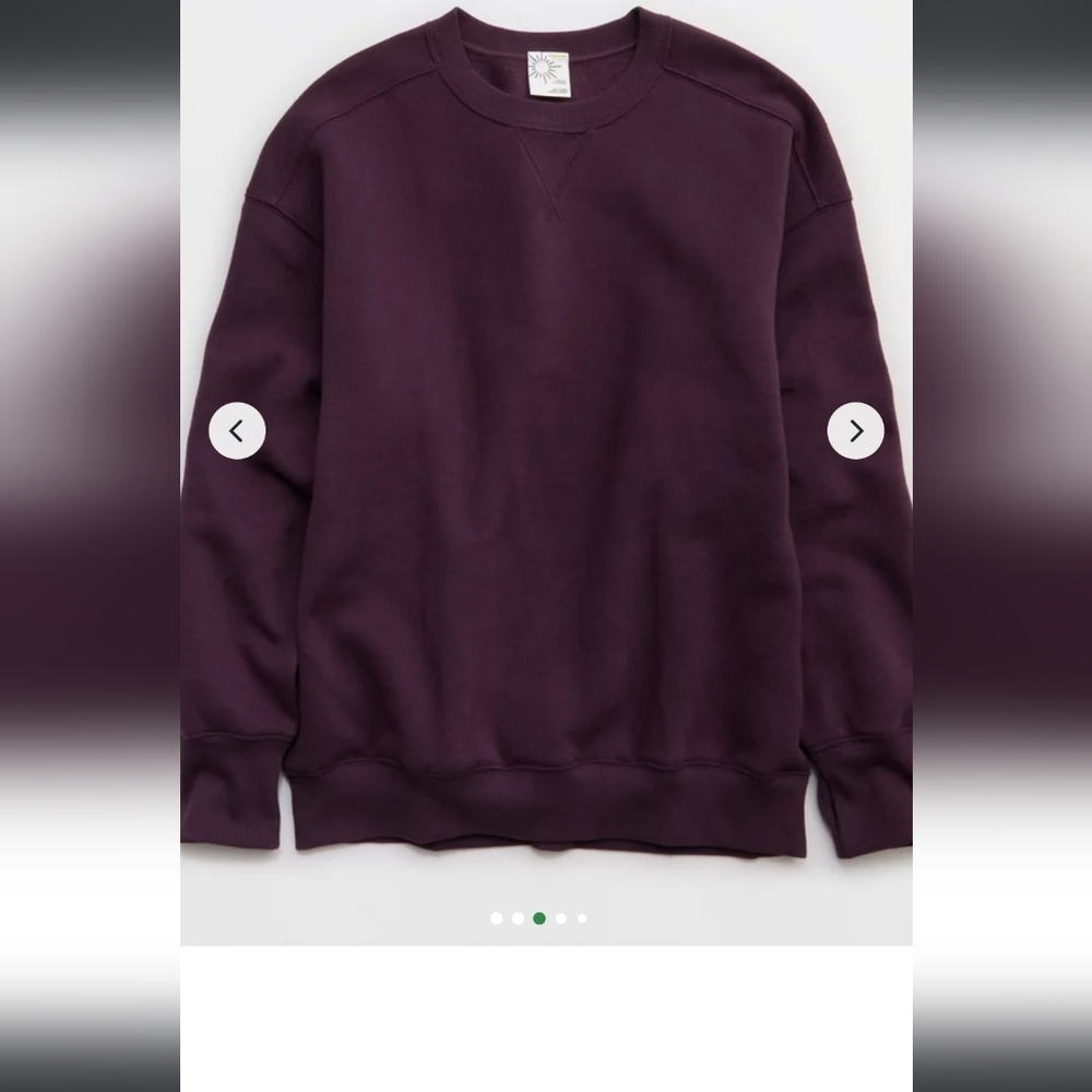 OFFLINE By Aerie Cloud Fleece Oversized Crewneck Sweatshirt